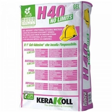 collante KERAKOLL H40 NO LIMITS colore BIANCO